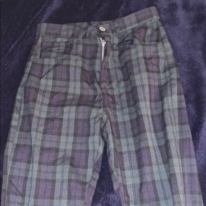 Plaid Kim pants